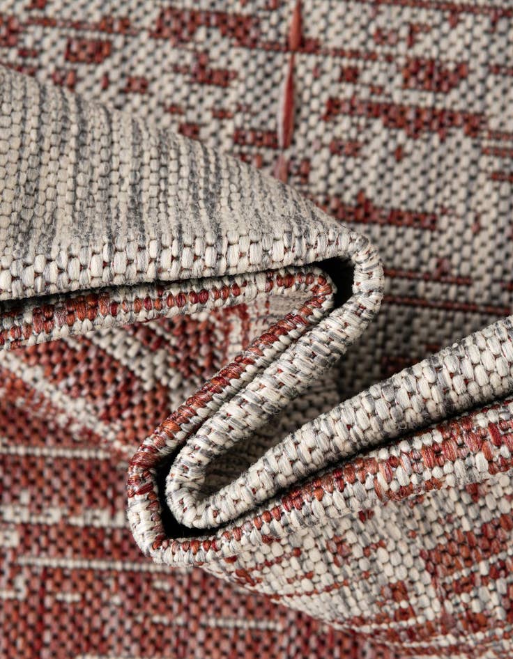 Detail image of 2' x 6'  Washable Modern Indoor / Outdoor Runner Rug