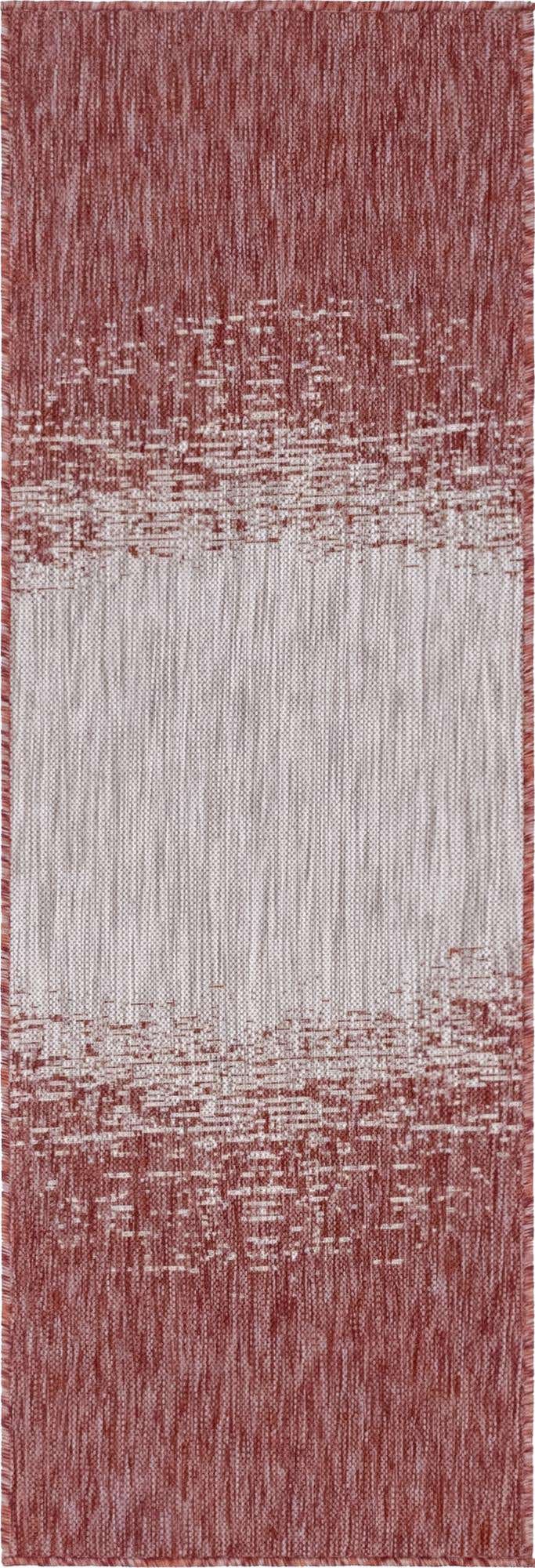 2' x 6' Easy-Clean Modern Indoor / Outdoor Runner Rug