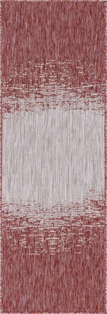 2' x 6' Easy-Clean Modern Indoor / Outdoor Runner Rug