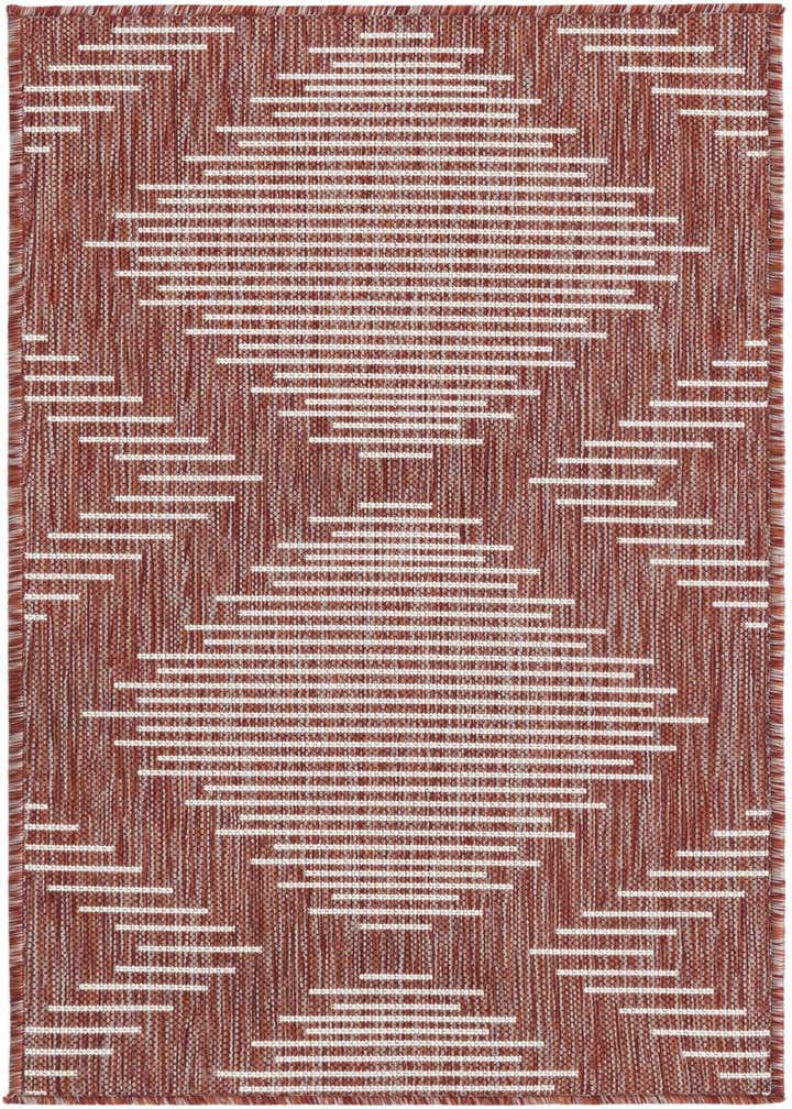 2' x 4' Easy-Clean Modern Indoor / Outdoor Runner Rug
