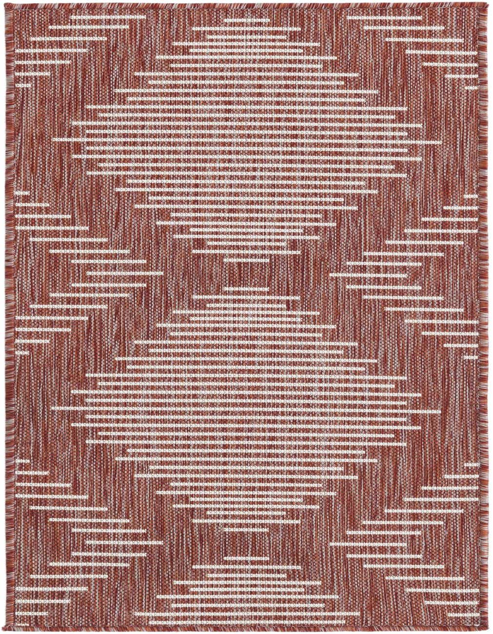 2' x 4' Easy-Clean Modern Indoor / Outdoor Runner Rug