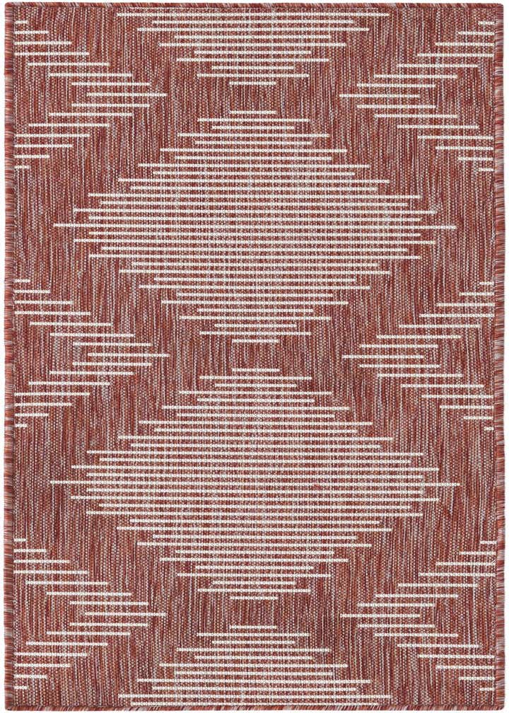 2' x 5' 3 Easy-Clean Modern Indoor / Outdoor Runner Rug