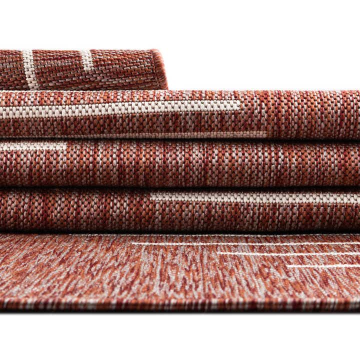 2' x 6' Easy-Clean Modern Indoor / Outdoor Runner Rug