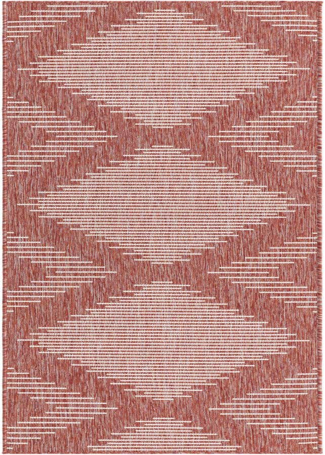 2' x 8' Easy-Clean Modern Indoor / Outdoor Runner Rug