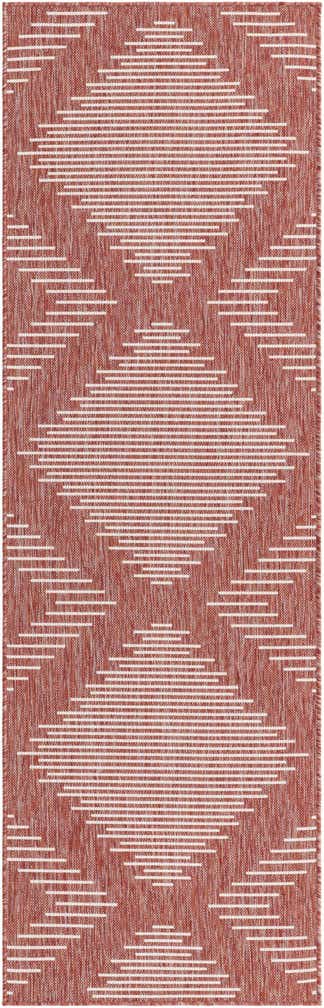 2' x 8' Easy-Clean Modern Indoor / Outdoor Runner Rug