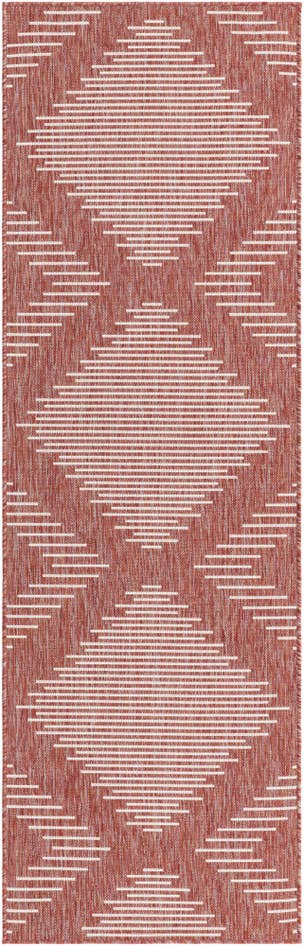 Detail image of 2' x 8' Easy-Clean Modern Indoor / Outdoor Runner Rug