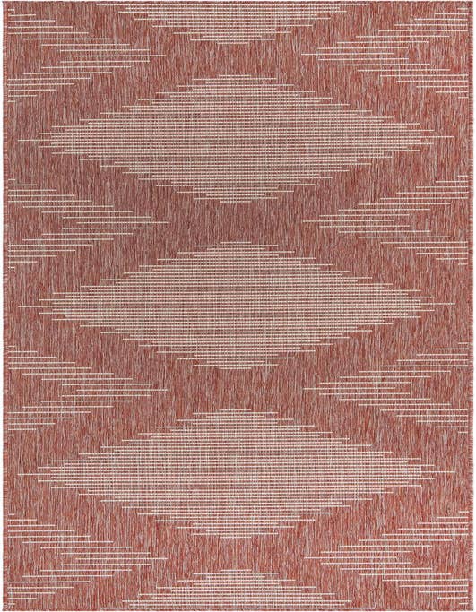 Detail image of 2' 7 x 12' Easy-Clean Modern Indoor / Outdoor Runner Rug