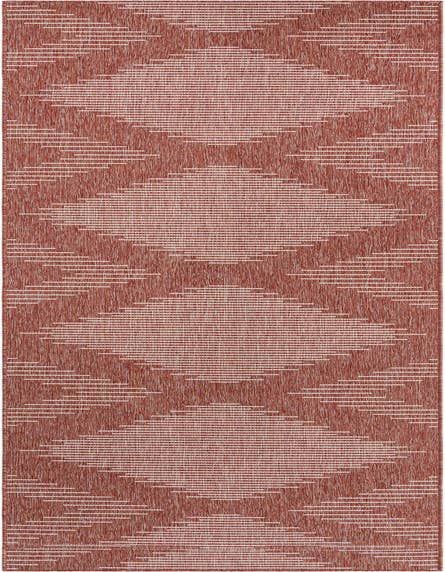 Detail image of 3' 3 x 14' Easy-Clean Modern Indoor / Outdoor Runner Rug