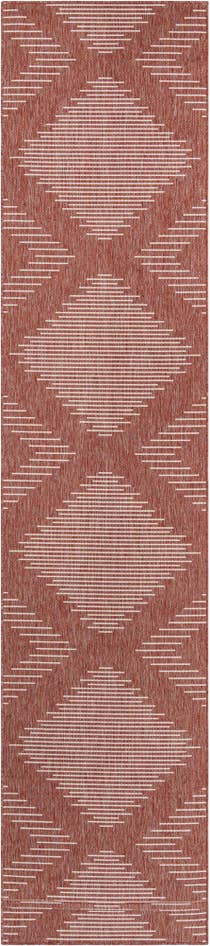 Detail image of 3' 3 x 14' Easy-Clean Modern Indoor / Outdoor Runner Rug