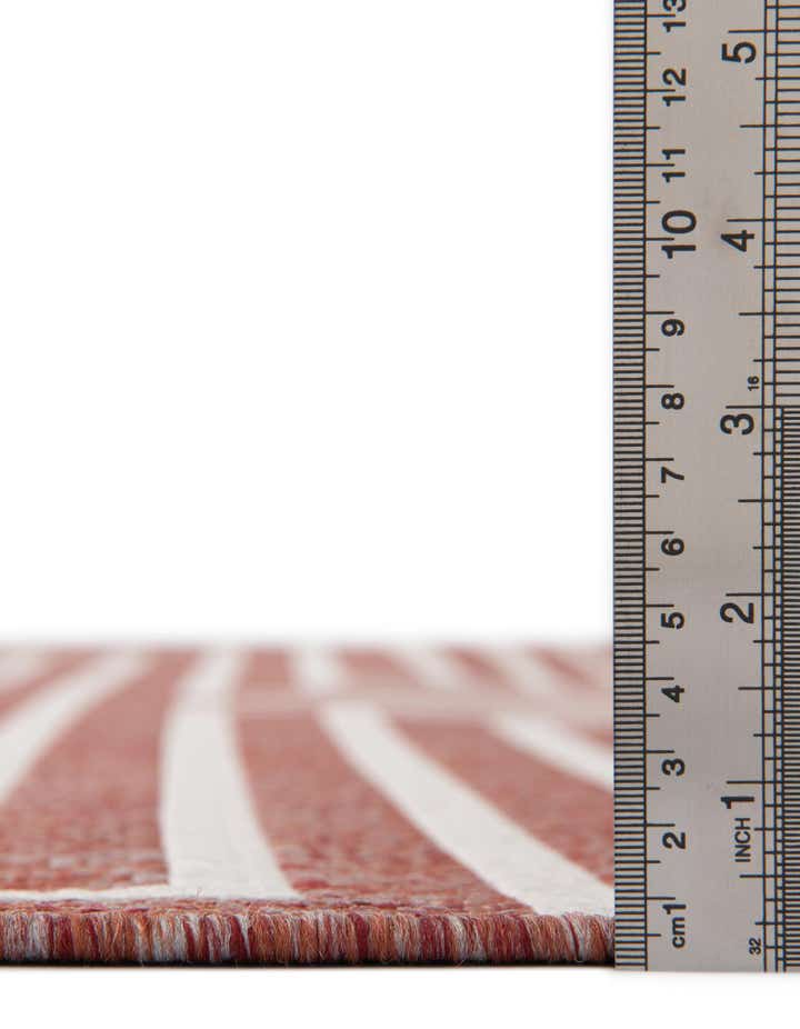 2' x 5' 3 Easy-Clean Modern Indoor / Outdoor Runner Rug