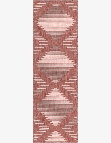 2' x 8' Easy-Clean Modern Indoor / Outdoor Runner Rug