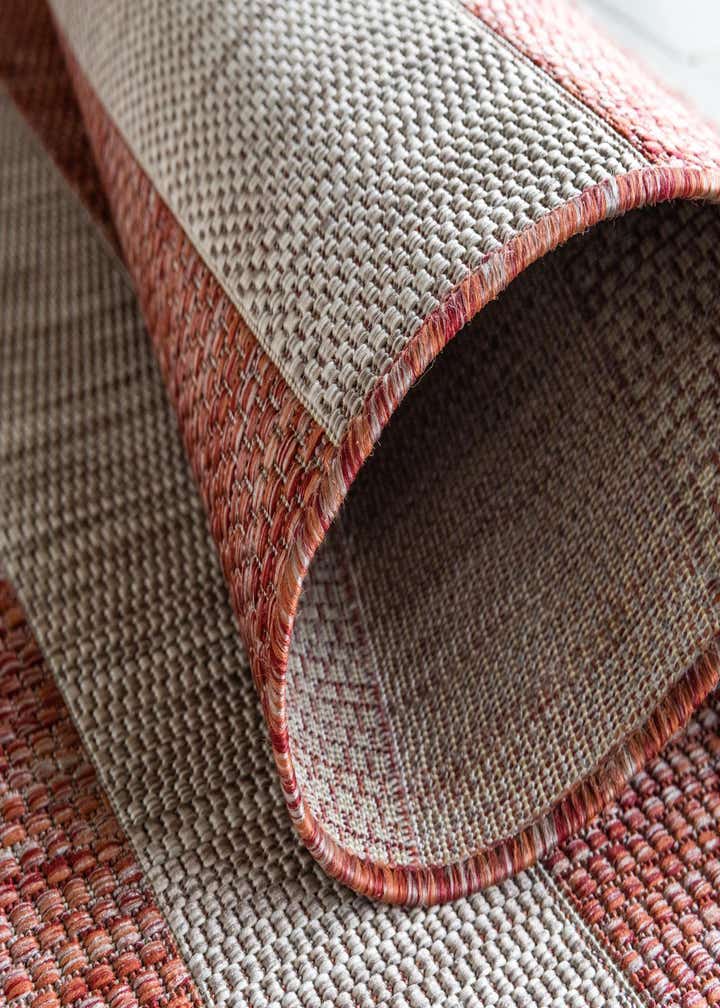 2' 7 x 10' Easy-Clean Ribbon Indoor / Outdoor Runner Rug