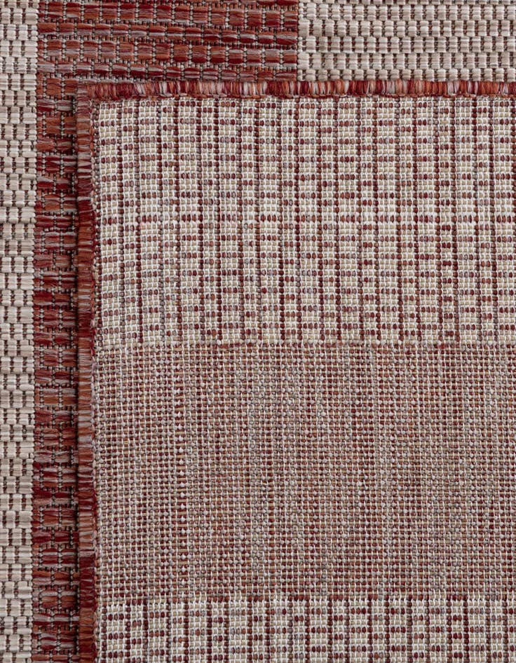 Detail image of 2' 7 x 10' Washable Ribbon Indoor / Outdoor Runner Rug