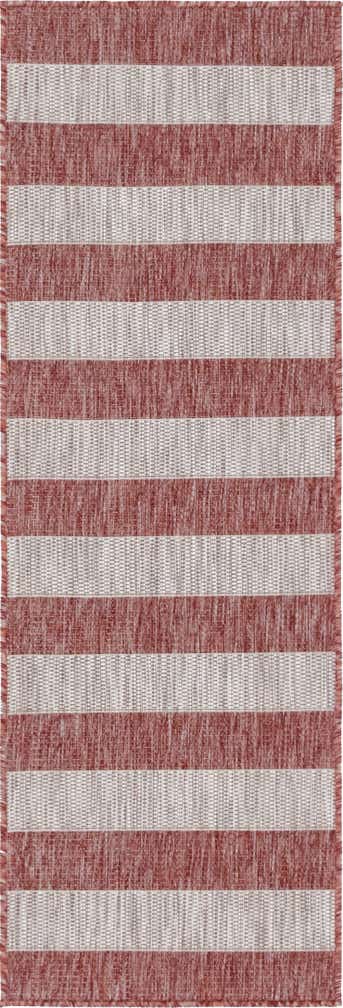 2' x 6' Easy-Clean Ribbon Indoor / Outdoor Runner Rug