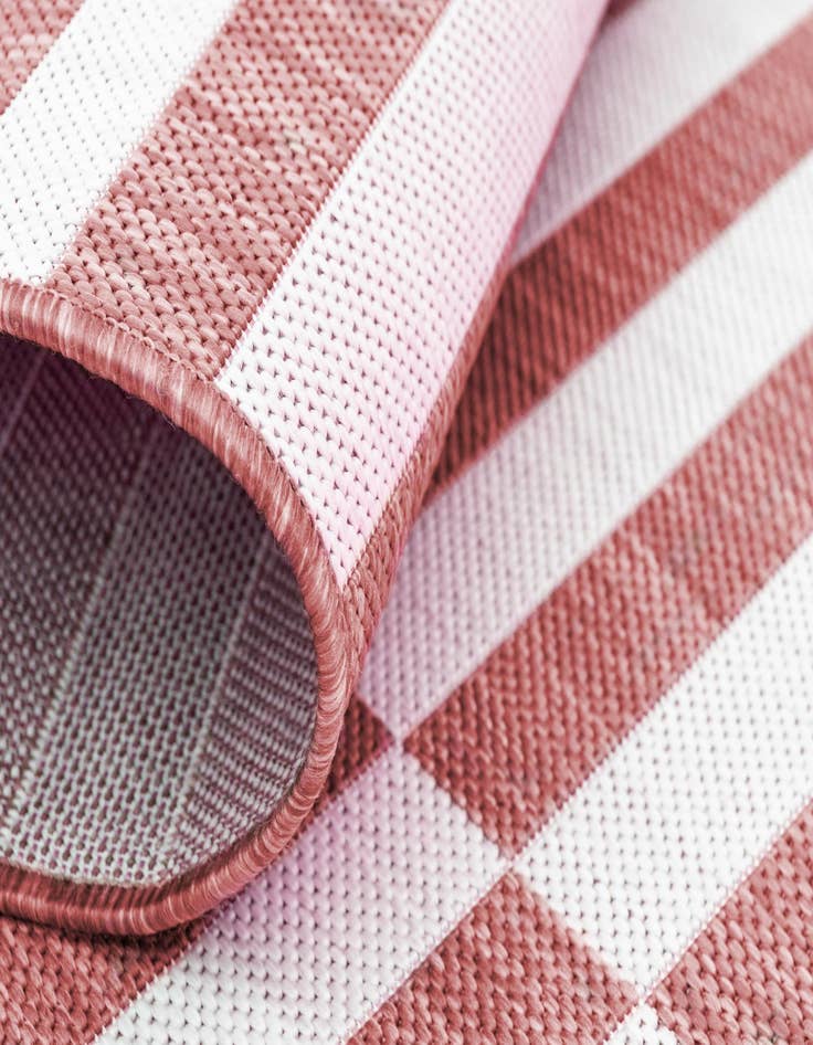 Detail image of 2' x 6' Washable Ribbon Indoor / Outdoor Runner Rug