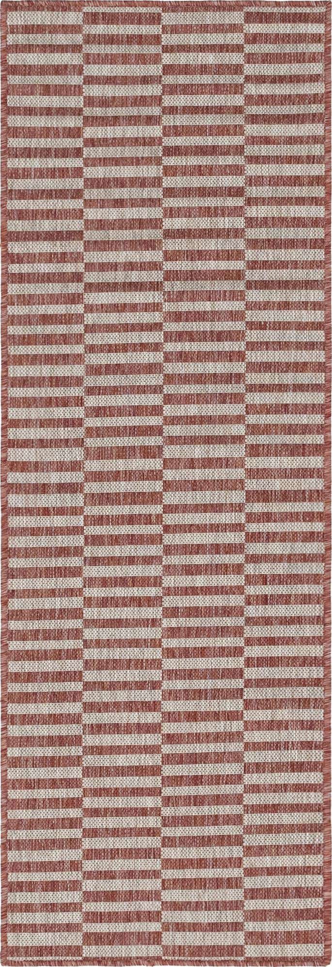 2' x 6' Easy-Clean Ribbon Indoor / Outdoor Runner Rug
