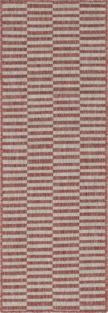 2' x 6' Easy-Clean Ribbon Indoor / Outdoor Runner Rug