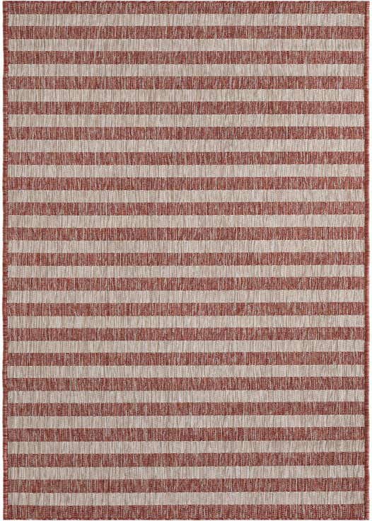 2' 7 x 10' Easy-Clean Ribbon Indoor / Outdoor Runner Rug