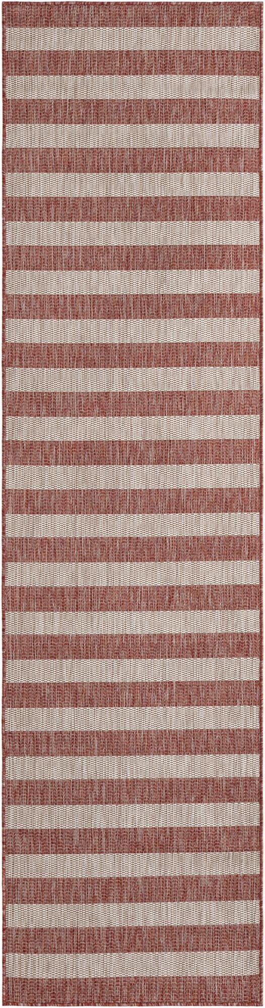 2' 7 x 10' Washable Ribbon Indoor / Outdoor Runner Rug