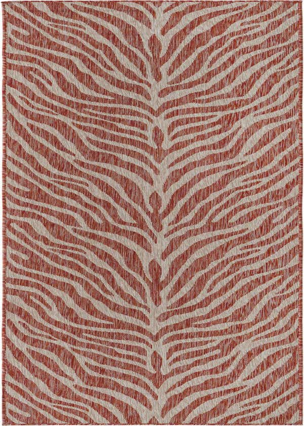 2' 7 x 10' Easy-Clean Safari Indoor / Outdoor Runner Rug