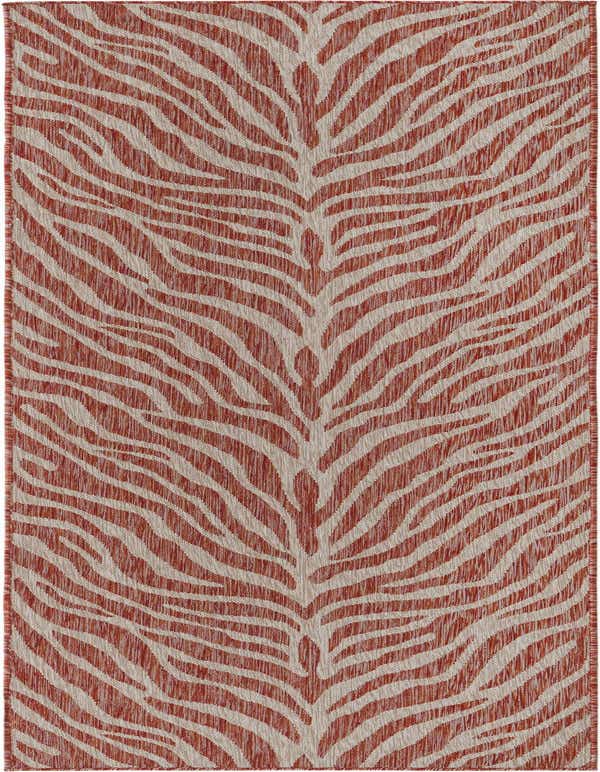 2' 7 x 10' Easy-Clean Safari Indoor / Outdoor Runner Rug