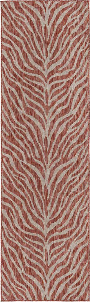 2' 7 x 10' Easy-Clean Safari Indoor / Outdoor Runner Rug