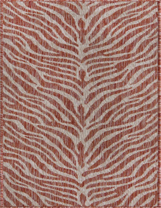 Detail image of 2' x 6' Easy-Clean Safari Indoor / Outdoor Runner Rug