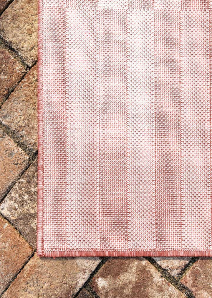 2' x 6' Easy-Clean Striped Indoor / Outdoor Runner Rug