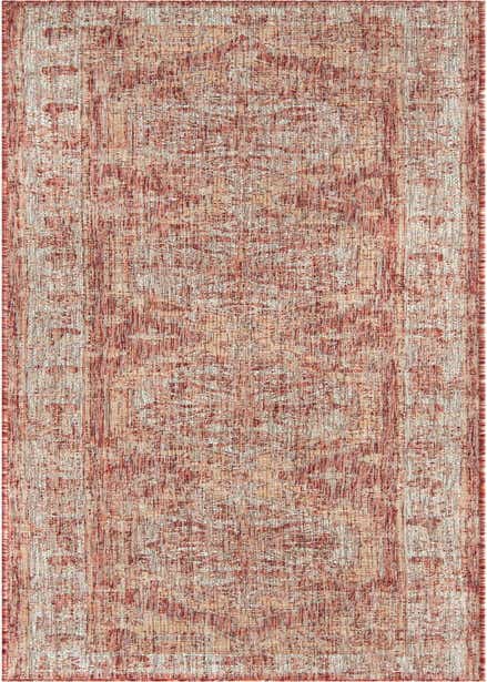 2' 7 x 12' Easy-Clean Traditional Indoor / Outdoor Runner Rug