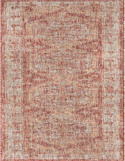 Detail image of 2' 7 x 12' Easy-Clean Traditional Indoor / Outdoor Runner Rug