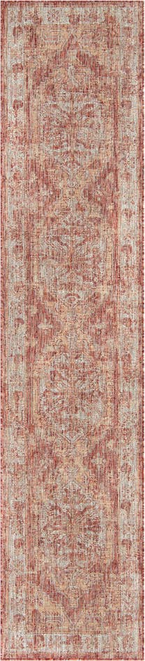 Detail image of 2' 7 x 12' Easy-Clean Traditional Indoor / Outdoor Runner Rug