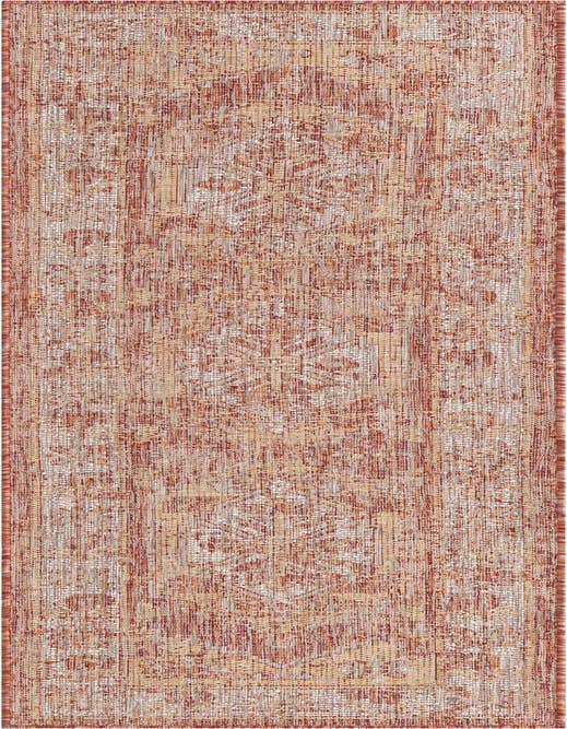 Detail image of 2' x 8' Easy-Clean Traditional Indoor / Outdoor Runner Rug