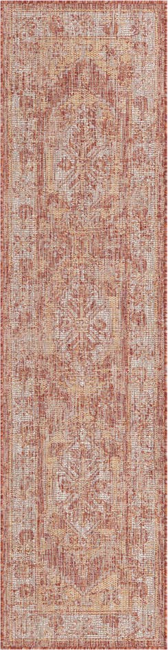 Detail image of 2' x 8' Easy-Clean Traditional Indoor / Outdoor Runner Rug
