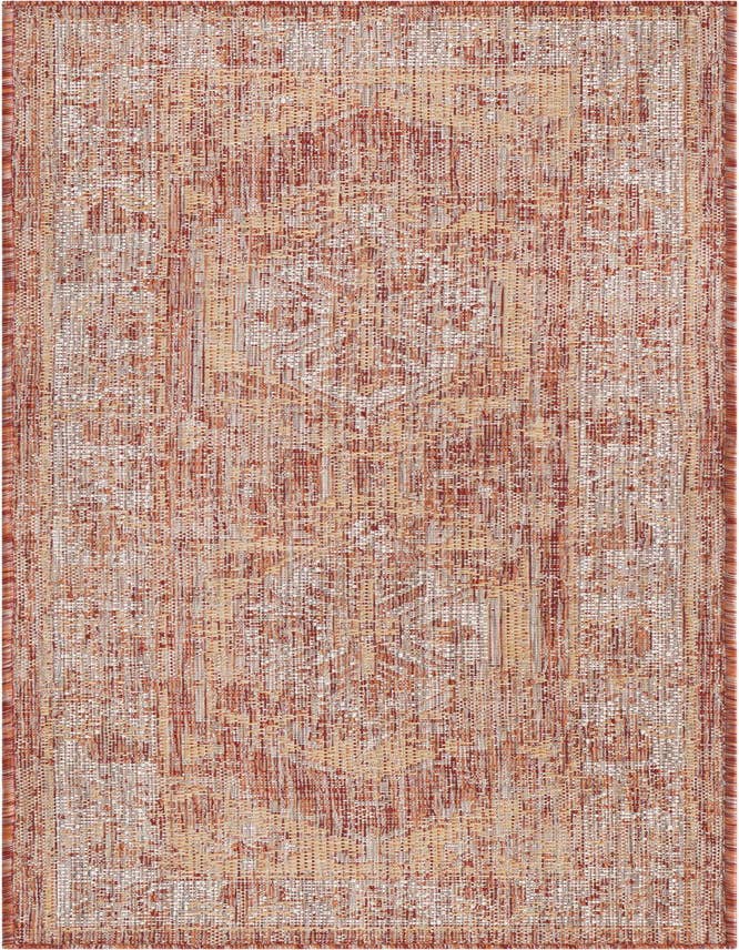 Detail image of 2' x 6' Easy-Clean Traditional Indoor / Outdoor Runner Rug