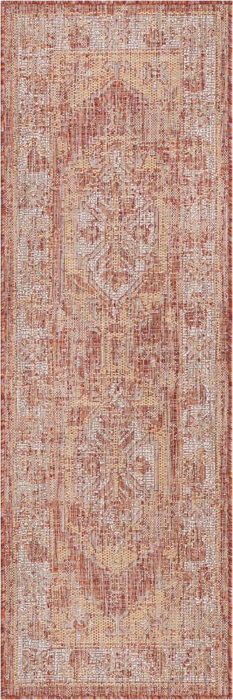 2' x 6' Easy-Clean Traditional Indoor / Outdoor Runner Rug