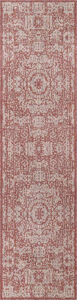 2' 7 x 10' Easy-Clean Traditional Indoor / Outdoor Runner Rug