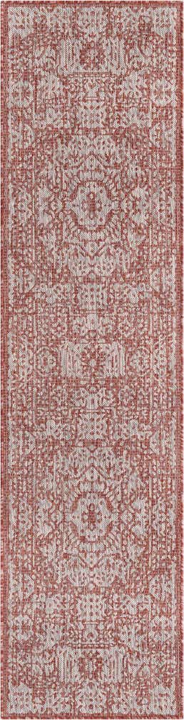 2' x 8' Easy-Clean Traditional Indoor / Outdoor Runner Rug