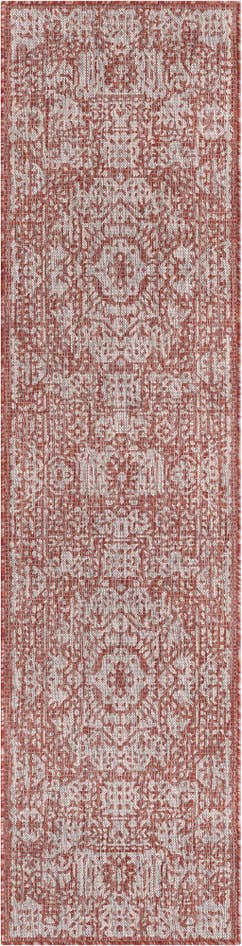 Detail image of 2' x 8' Easy-Clean Traditional Indoor / Outdoor Runner Rug