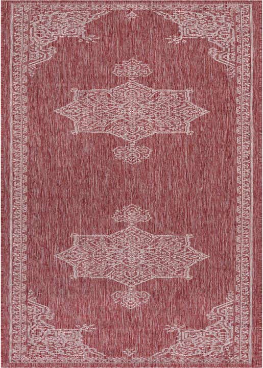 2' 7 x 10' Easy-Clean Traditional Indoor / Outdoor Runner Rug
