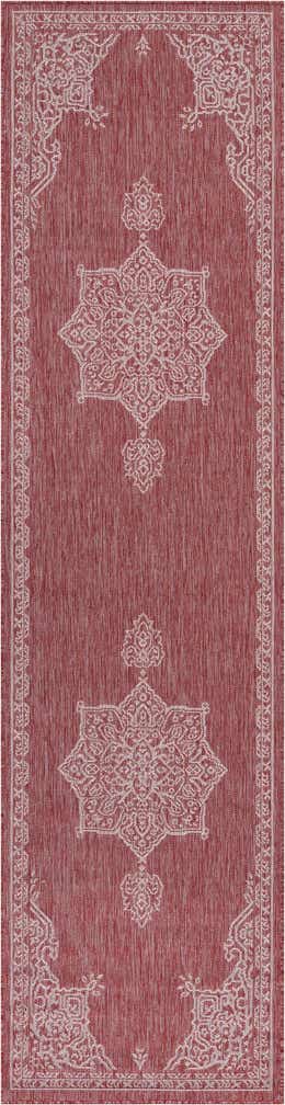 2' 7 x 10' Easy-Clean Traditional Indoor / Outdoor Runner Rug