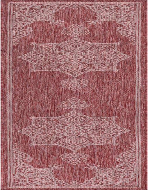 Detail image of 2' x 8' Easy-Clean Traditional Indoor / Outdoor Runner Rug