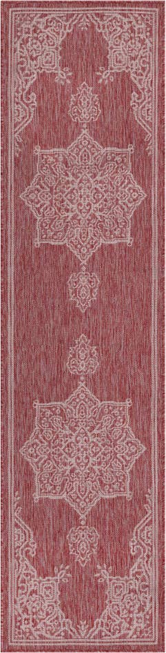 Detail image of 2' x 8' Easy-Clean Traditional Indoor / Outdoor Runner Rug