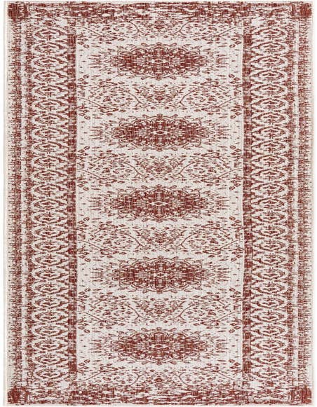 Detail image of 2' 7 x 12' Easy-Clean Traditional Indoor / Outdoor Runner Rug
