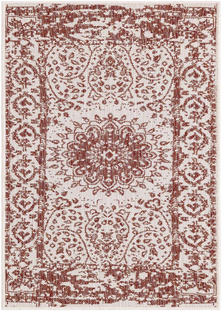 2' x 4' Easy-Clean Traditional Indoor / Outdoor Runner Rug
