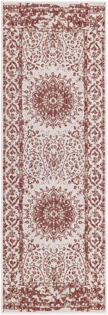 2' x 6' Easy-Clean Traditional Indoor / Outdoor Runner Rug