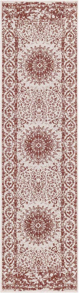 2' x 8' Easy-Clean Traditional Indoor / Outdoor Runner Rug