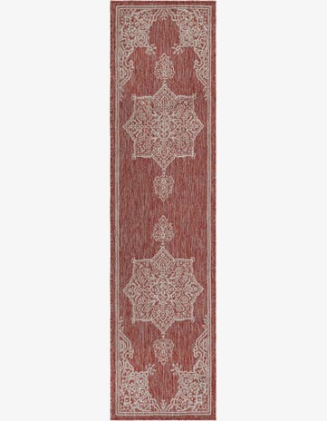 2' x 8' Easy-Clean Traditional Indoor / Outdoor Runner Rug