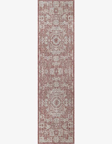 2' 7 x 10' Easy-Clean Traditional Indoor / Outdoor Runner Rug