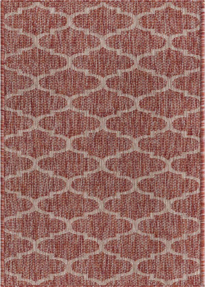 2' x 6' Easy-Clean Trellis Indoor / Outdoor Runner Rug