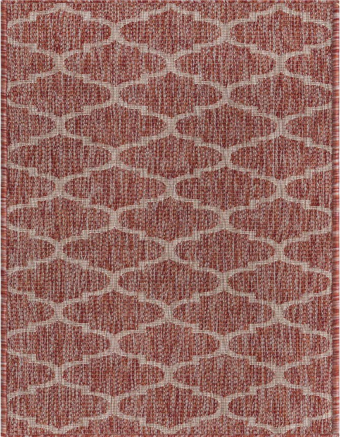 Detail image of 2' x 6' Easy-Clean Trellis Indoor / Outdoor Runner Rug